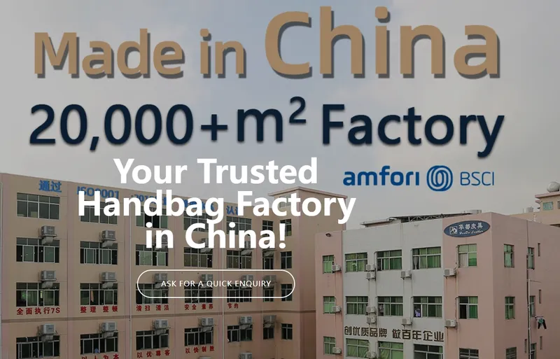 a high-quality handbag manufacturer