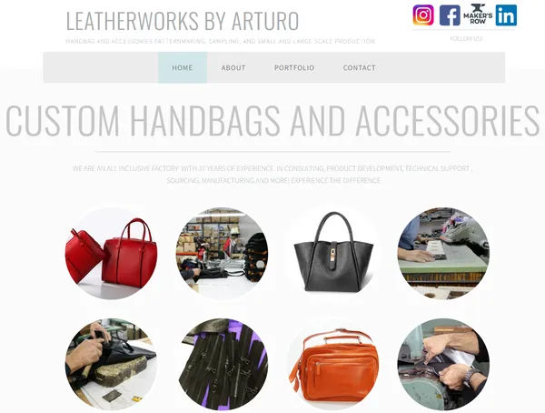 a leather tote bags manufacturer