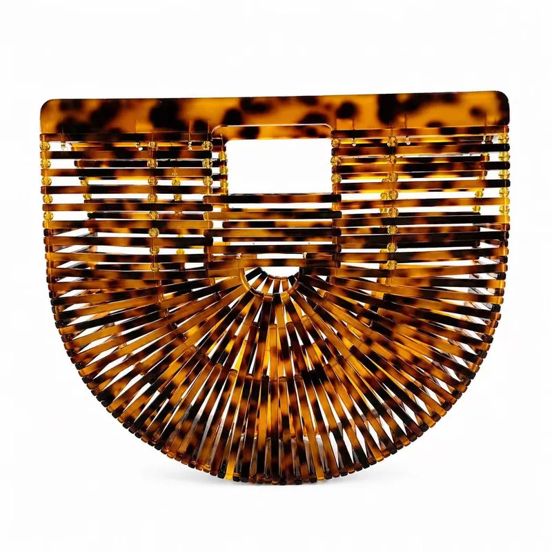 Acrylic Basket Clutch1