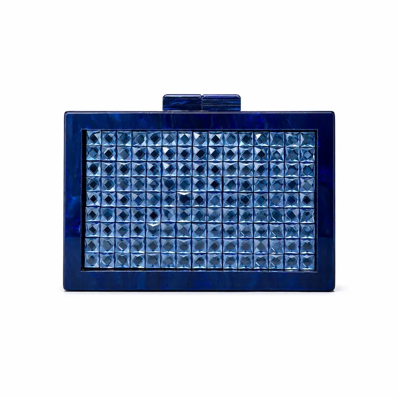 Acrylic Diamond Crossbody Clutch1