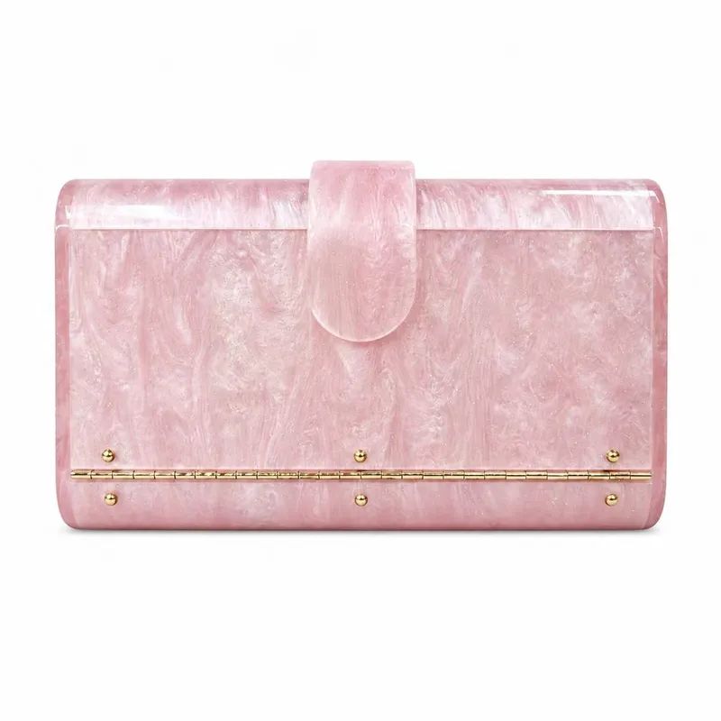 Acrylic Shell Shoulder Crossbody Clutch1