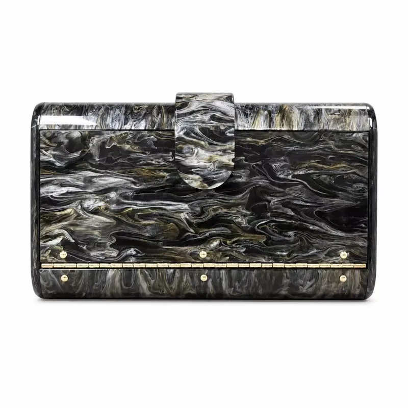 Acrylic Shell Shoulder Crossbody Clutch5