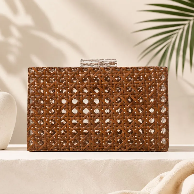 Acrylic Shoulder Chain Evening Bag1