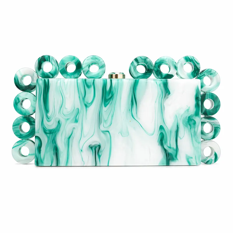 Acrylic Shoulder Evening Clutch5