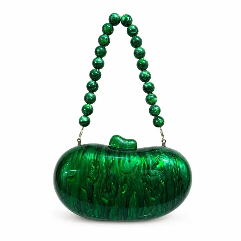 Bean Acrylic Evening Clutch1