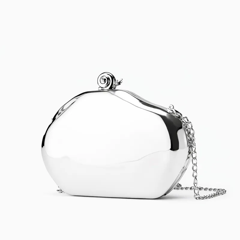 Metal Box Shaped Evening Bag5