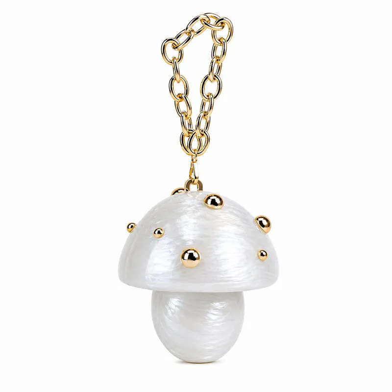 Women's Mushroom Acrylic Clutch1
