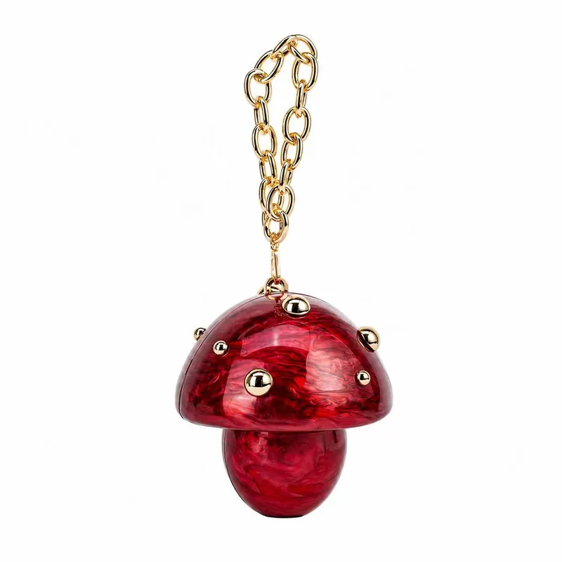 Women's Mushroom Acrylic Clutch4
