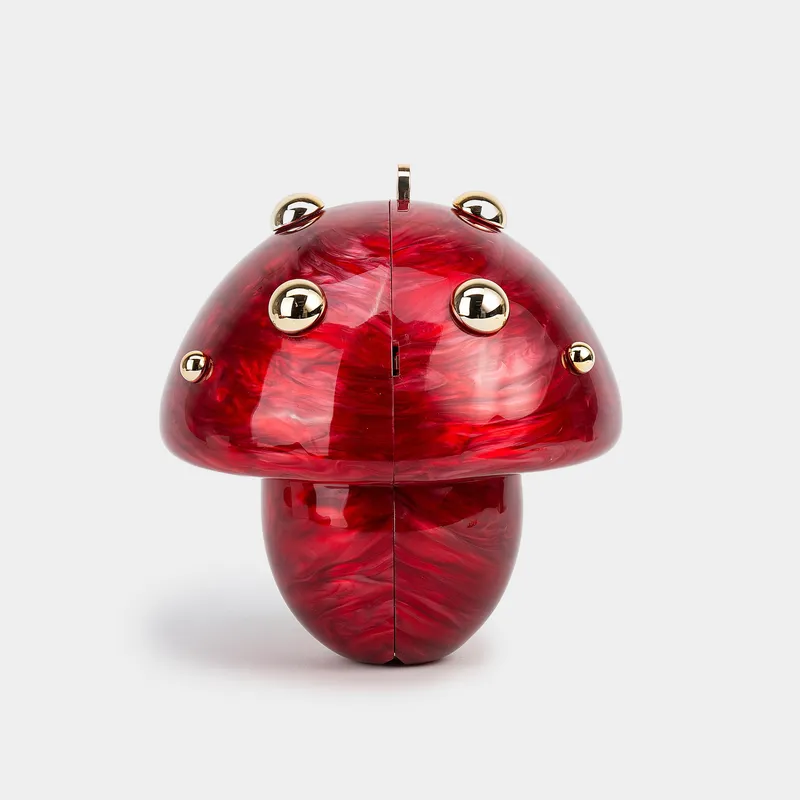 Women's Mushroom Acrylic Clutch9