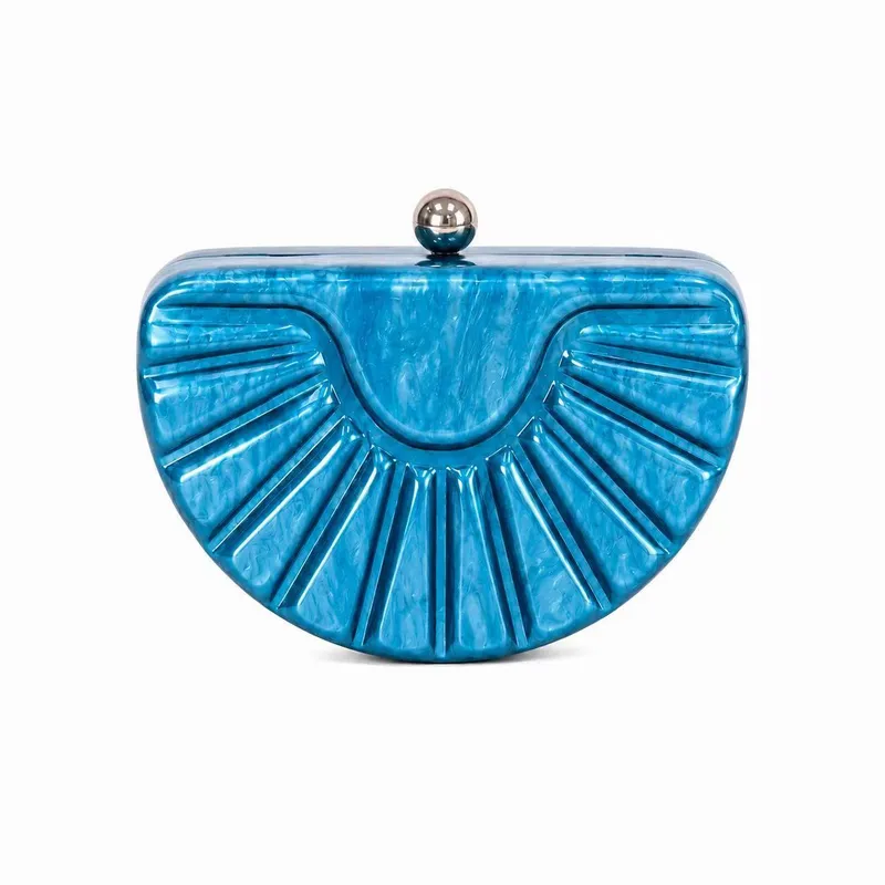 Acrylic Half-Moon Evening Bag1