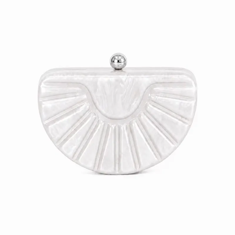 Acrylic Half-Moon Evening Bag3