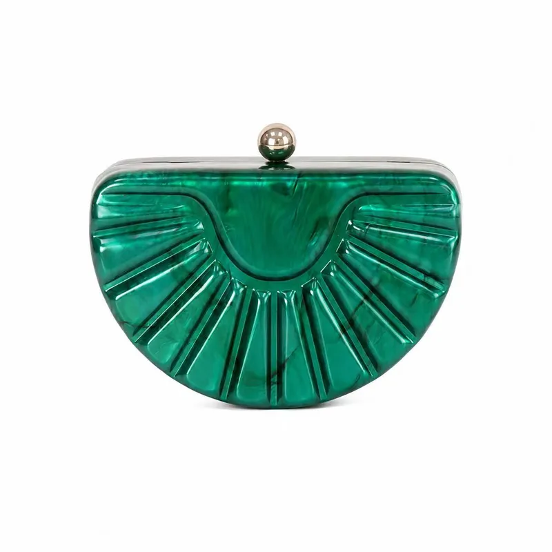 Acrylic Half-Moon Evening Bag4