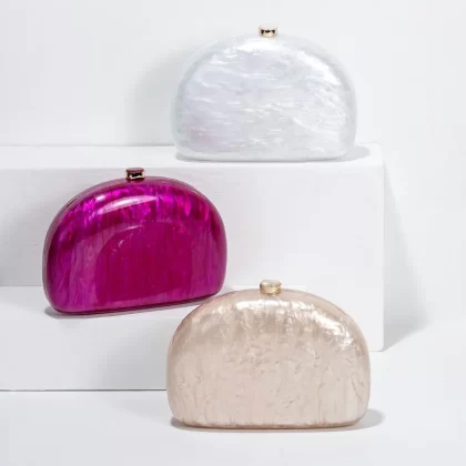 Custom Acrylic Wedding Clutch Bags OEM ODM Supplier