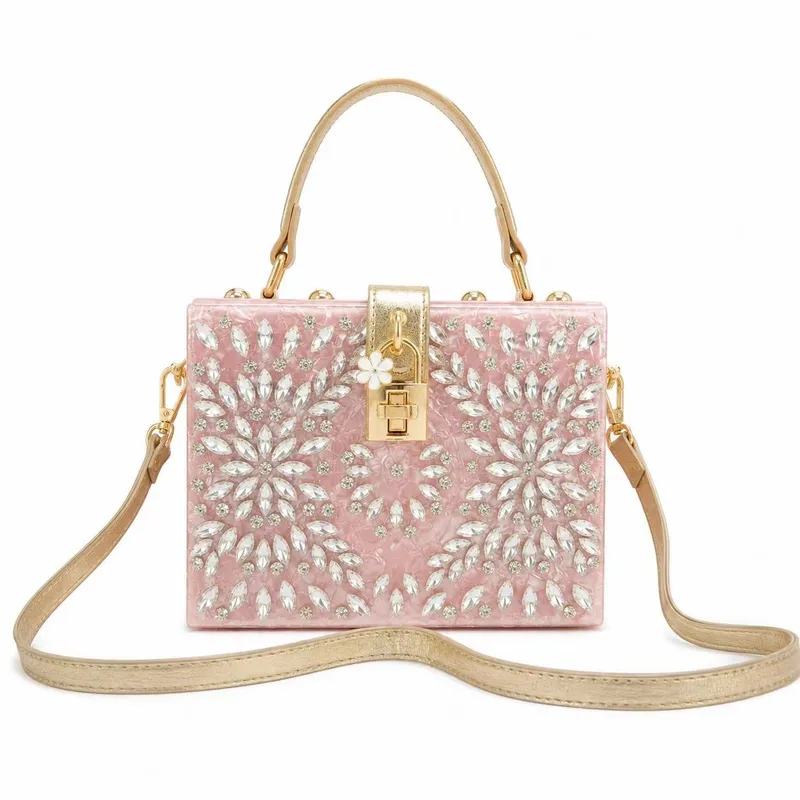Custom Diamond Acrylic Evening Clutch3