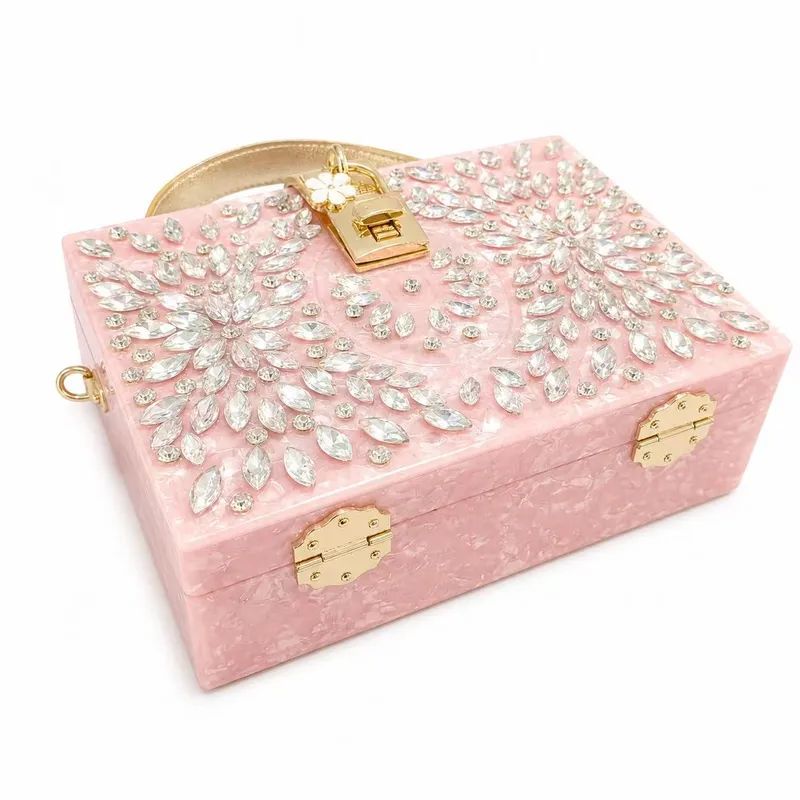Custom Diamond Acrylic Evening Clutch4