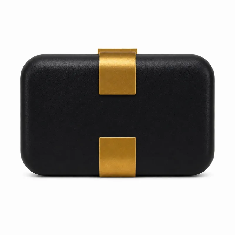 PU Leather Gold Evening Bag3