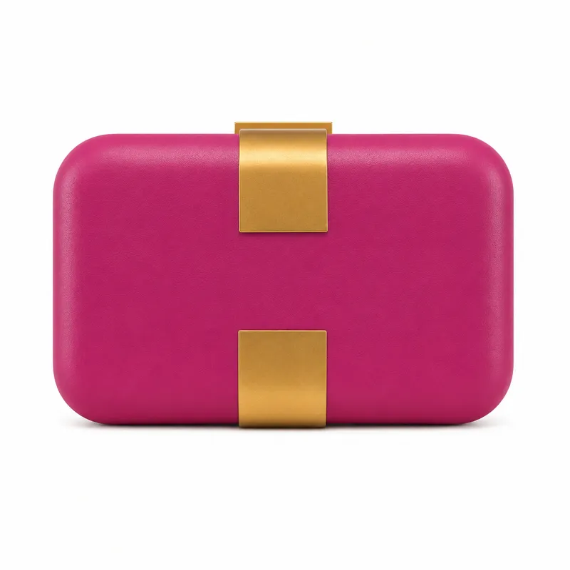 PU Leather Gold Evening Bag5