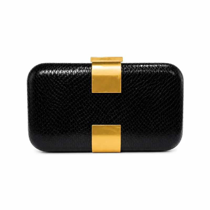 PU Leather Gold Evening Bag9