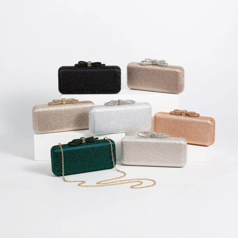 Rhinestone-Embellished Acrylic Clutch1