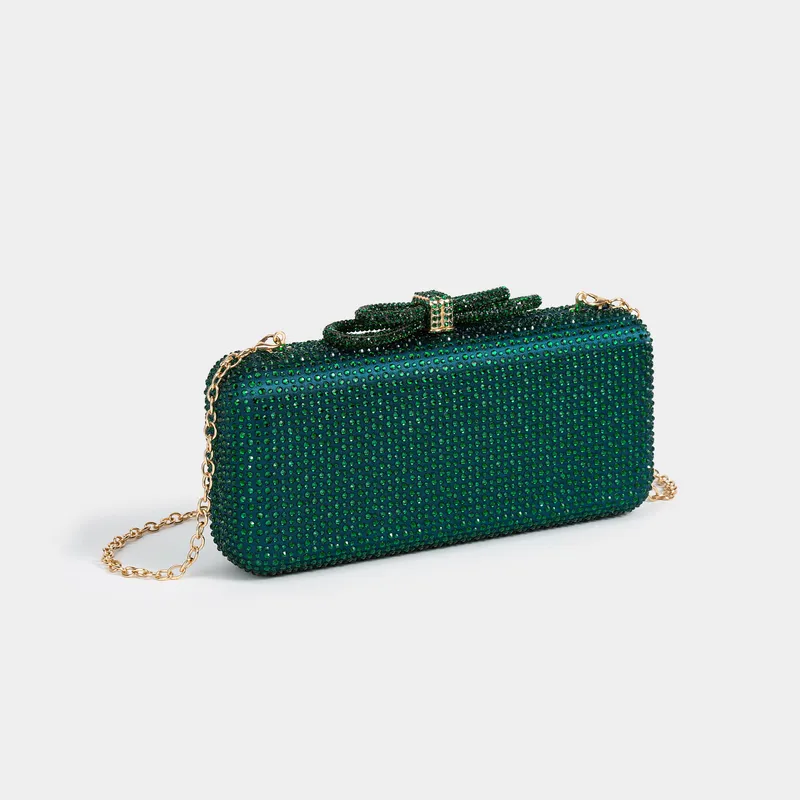 Rhinestone-Embellished Acrylic Clutch8