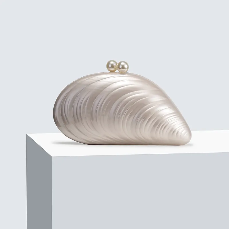 Shell-Shaped Acrylic Clutch Bag5